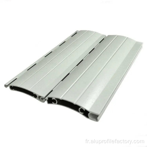 Pulvérisation du profil d'obturateur en aluminium blanc